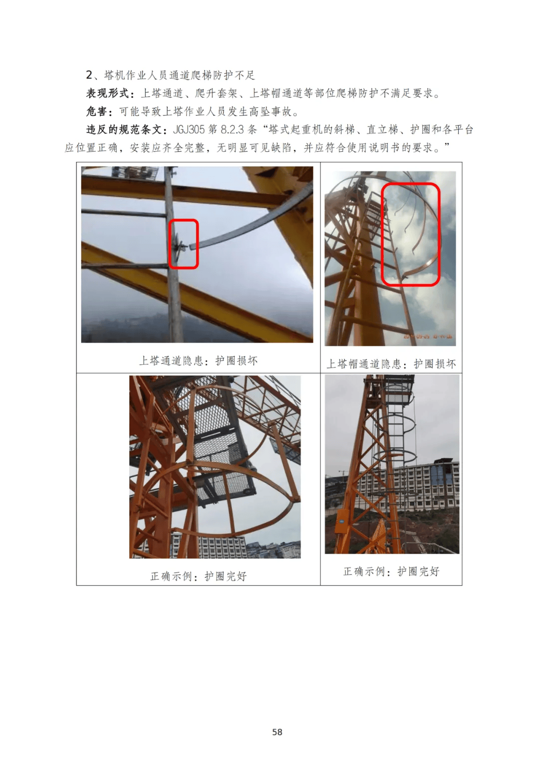 塔式起重機安全隱患識別圖例 通訊設(shè)備的重要性與常見隱患